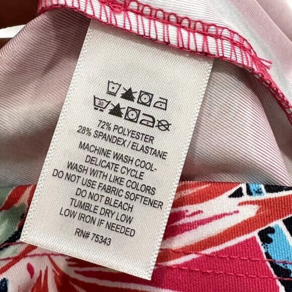 Tommy Bahama Golf Size S Aubrey Dress Sleeveless UPF 50 Tropical Floral Vacation - Picture 8 of 10